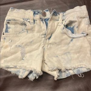 Acid Wash Denim shorts